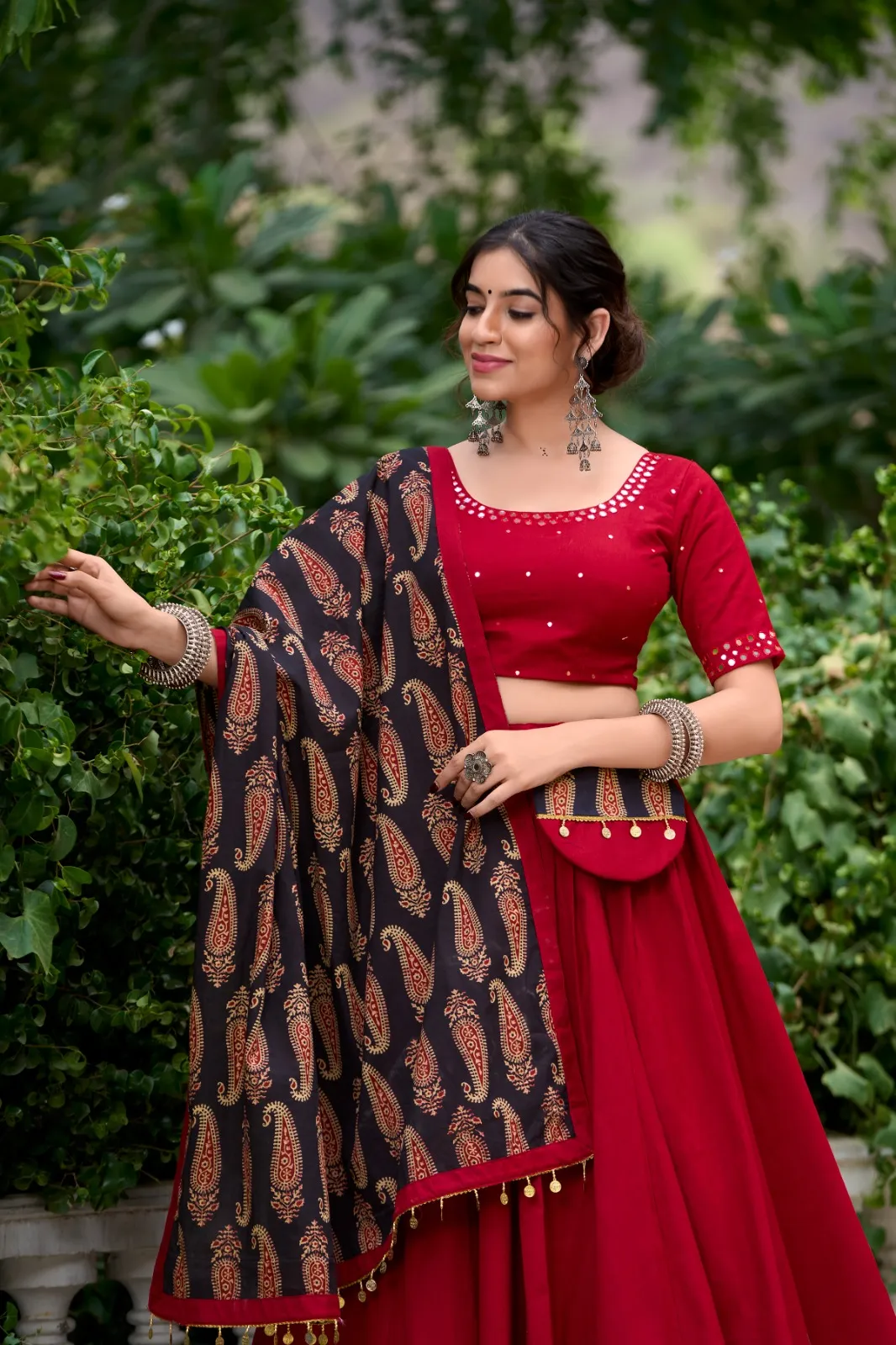 Buy Beautiful Printed Navratri lehenga choli in Surat - Reseller Bazzar